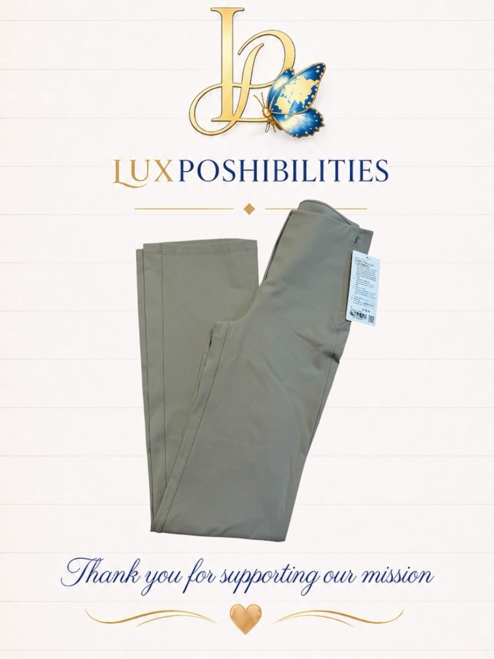 Lululemon NWT size 4 Smooth Fit Pull-On High-Rise Pant i